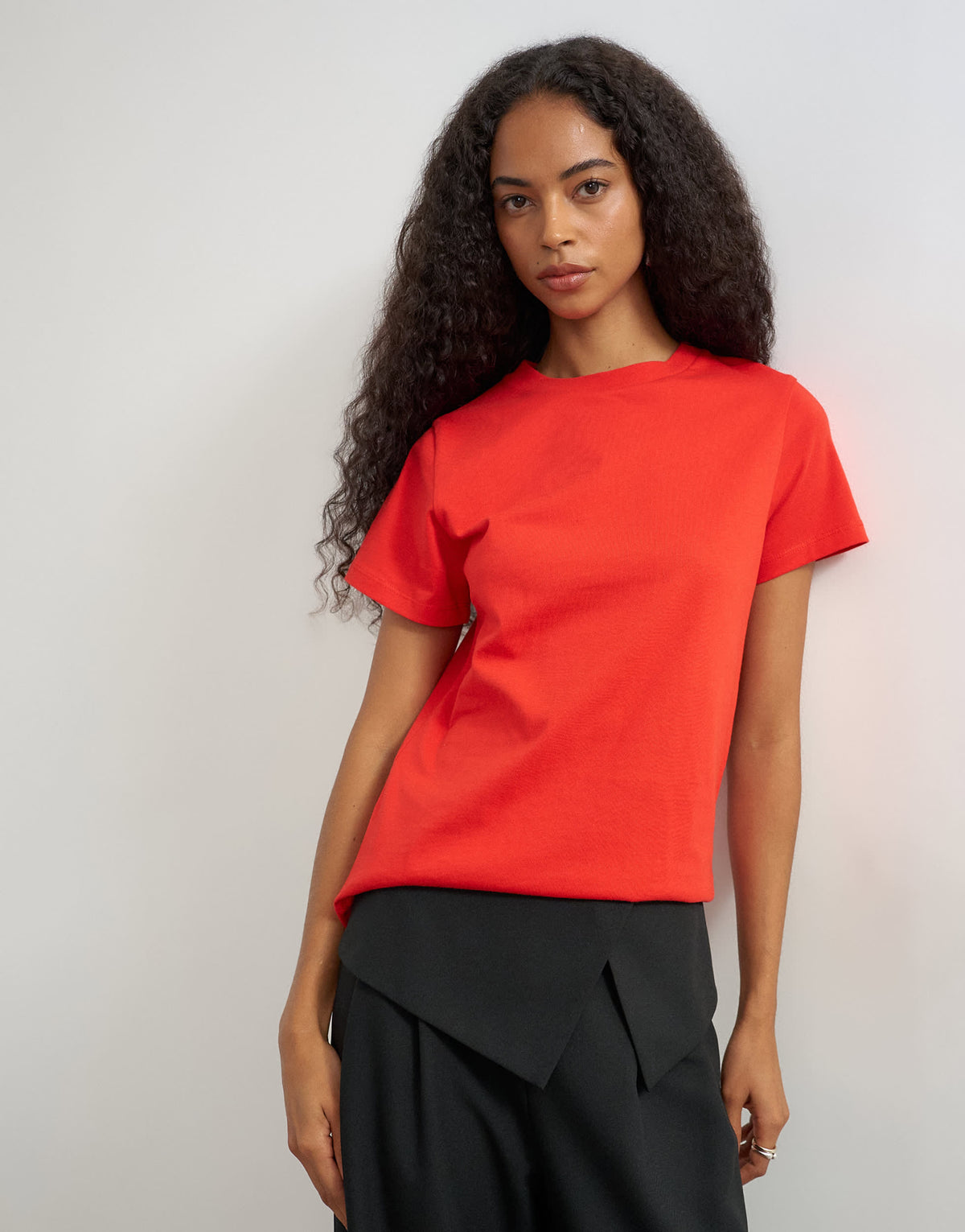 Topshop classic tee in red