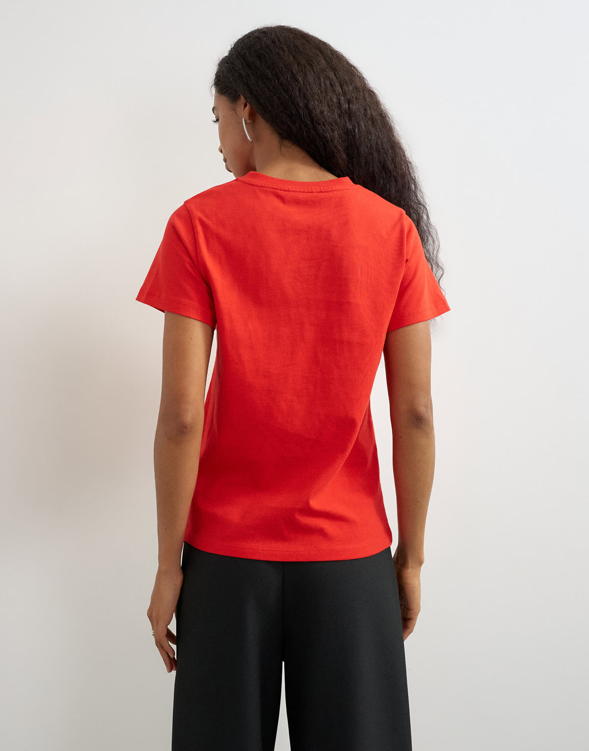 Topshop classic tee in red
