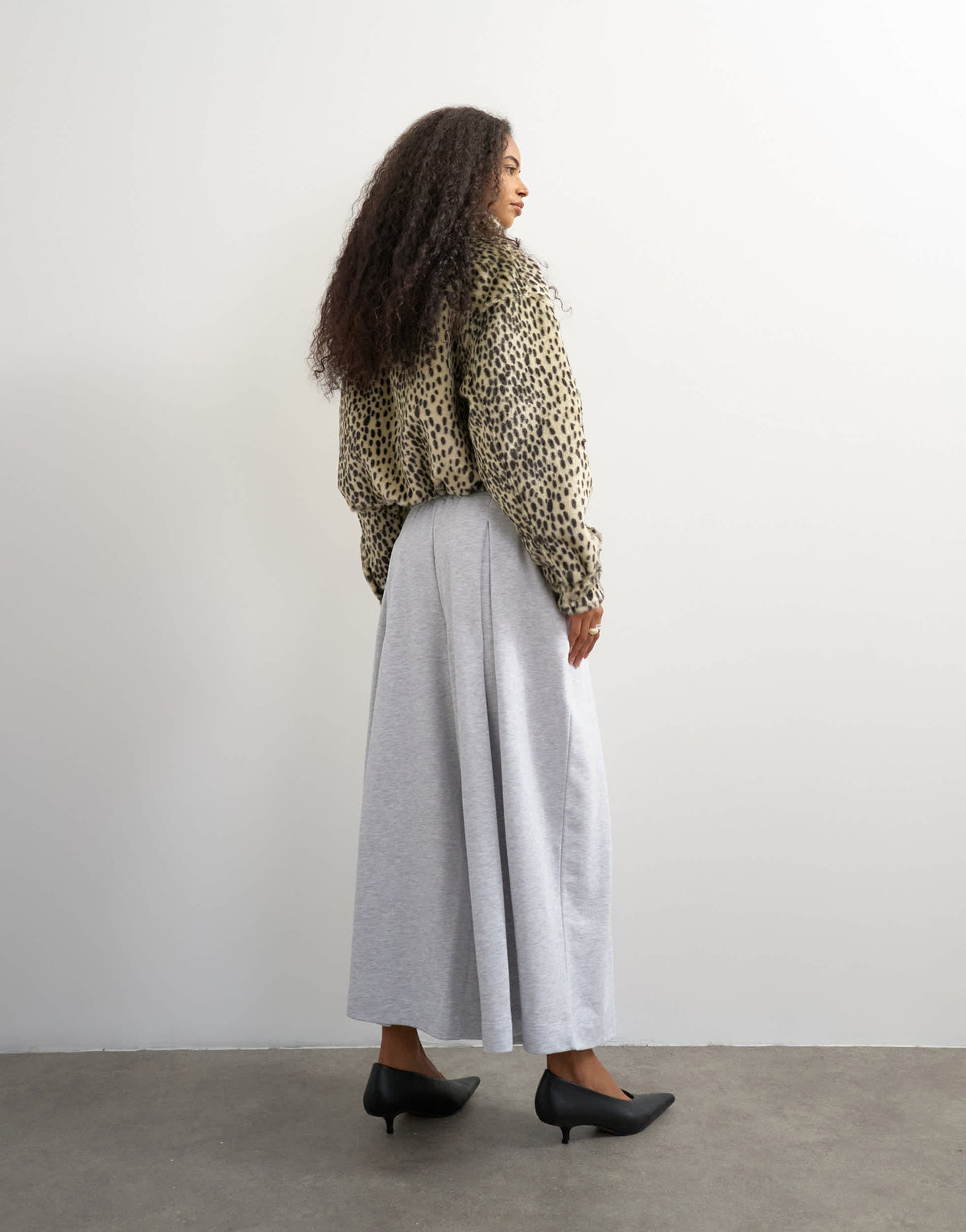 Topshop pleated awkward length jogger