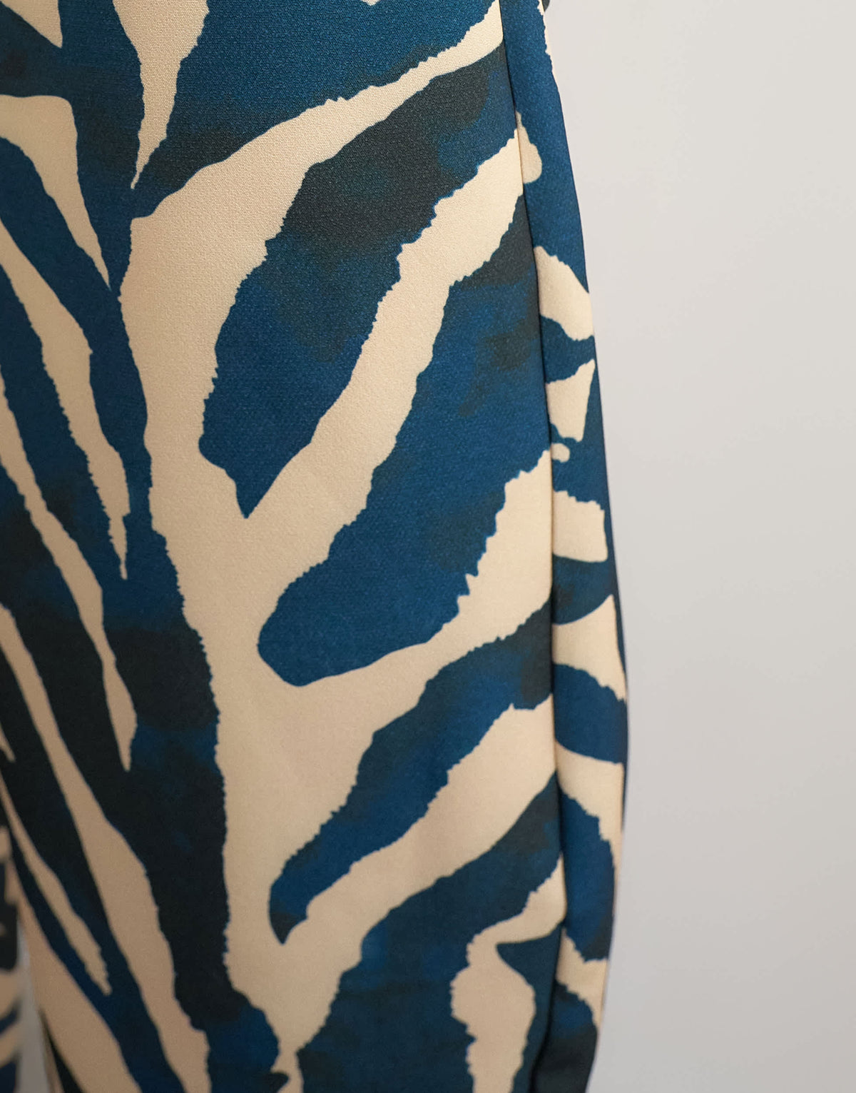Topshop barrel leg trouser in zebra print
