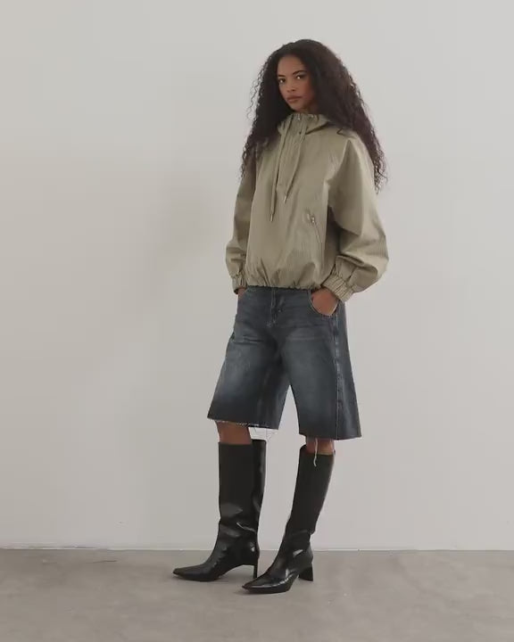 Topshop check cargo jacket in check