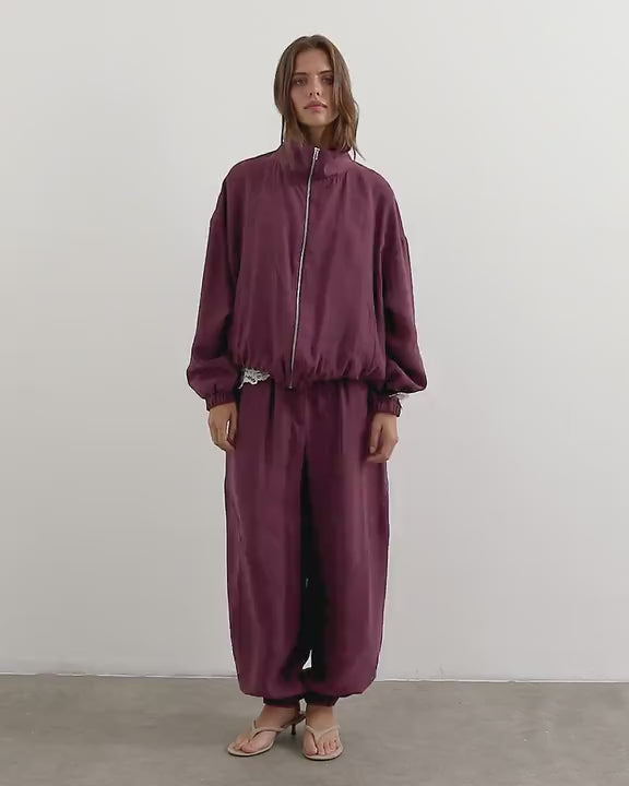 Topshop co ord horseshoe trouser in fig
