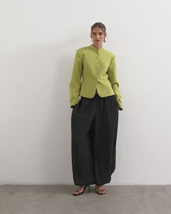 Topshop co ord drummer jacket in olive