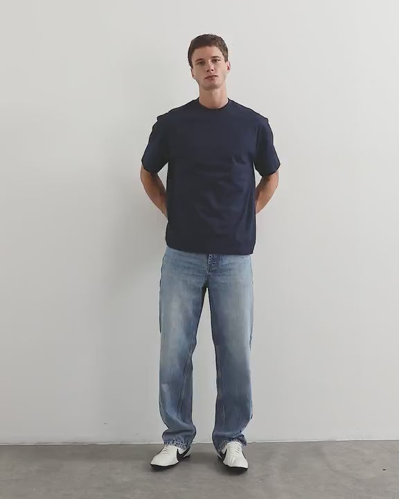 Topman relaxed fit t-shirt in navy