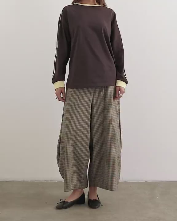 Topshop co-ord horseshoe trouser in check