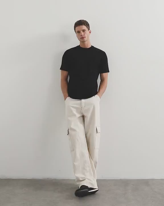 Topman classic fit t-shirt in black