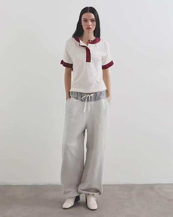 Topshop x Talia Byre pull cord hem joggers in grey