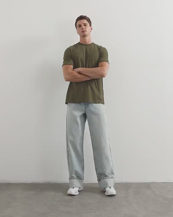 Topman 5 pack classic fit t-shirt in black, white, stone, navy and khaki